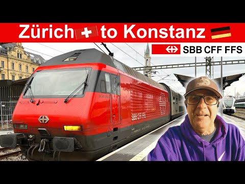 Zürich to Konstanz - Switzerland to Germany (just) with SBB regional