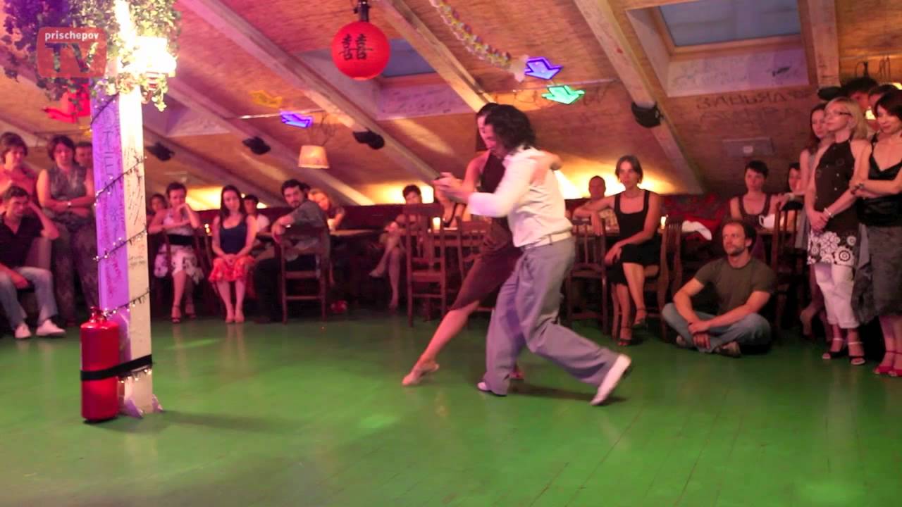 Video thumbnail for Mila Vigdorova & Rodrigo Fonti 3, Russia, Moscow, Milonga "Na Cherdake", http://prischepov.ru