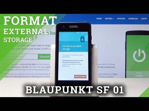 BLAUPUNKT SF 01 Format SD / Erase SD Card