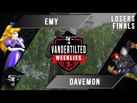 VanderTILTED #15 - Melee Singles - Emy (Peach) VS Davemon (Falcon) - Losers Finals