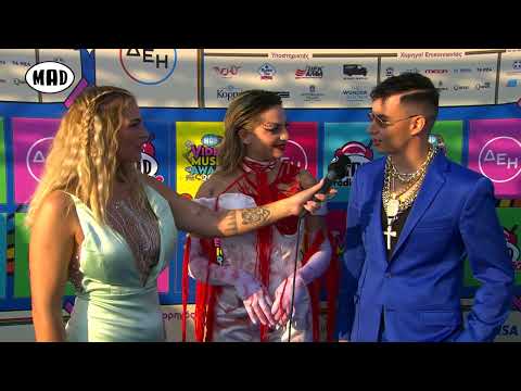 Η Daphne Lawrence στο Red Carpet των Mad Video Music Awards 2023 από τη ΔΕΗ