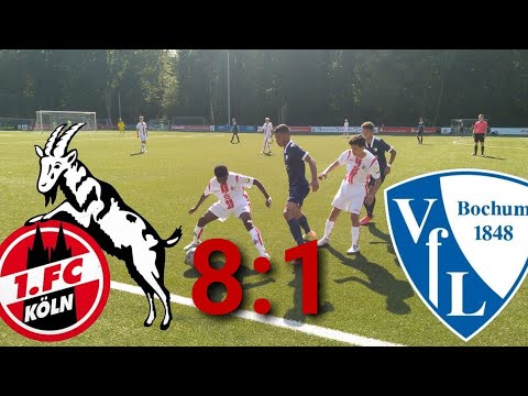 1. FC Köln U15 - VFL Bochum U15 8:1 am 20.09.2020