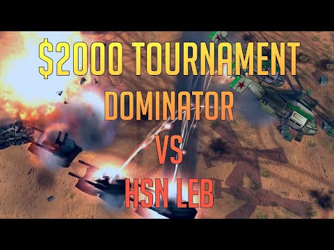 DoMiNaToR vs HsnLeb $2000 tounry plus 2v2v2, 1v1 Pro Games - Generals Zero Hour