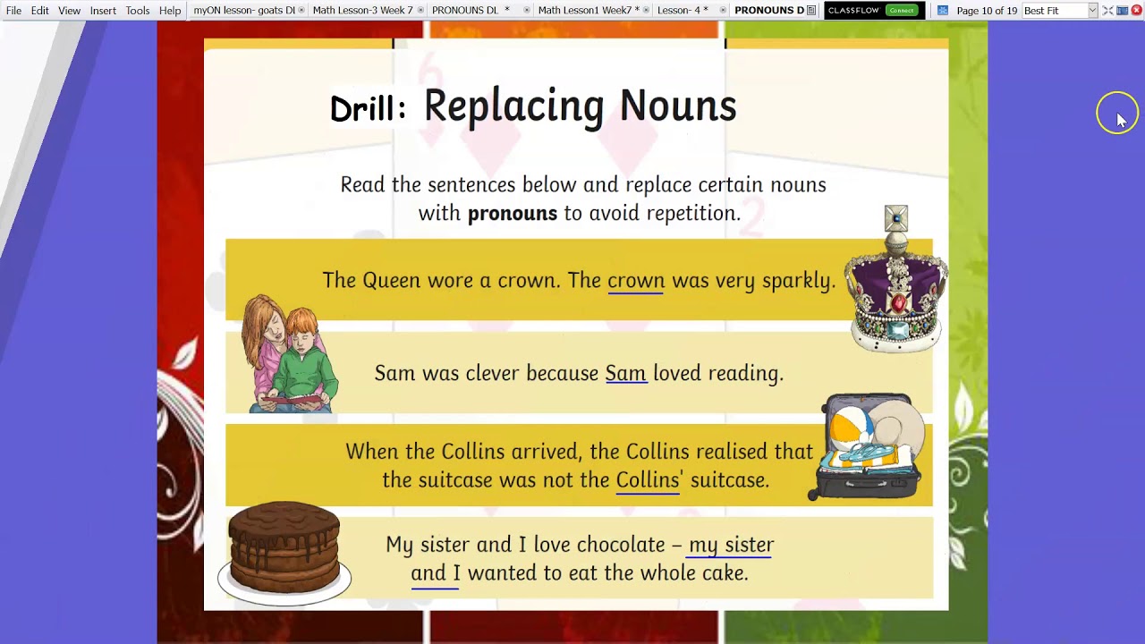 Pronoun to Avoid Repetition