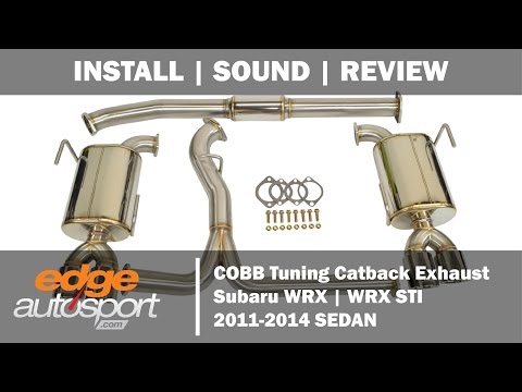 COBB Tuning Catback Exhaust Subaru WRX | STI 2011-2014 - EdgeAutosport.com