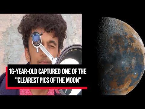 How this 16-Year-Old Captured One of the Clearest Pics of the Moon | Cobrapost