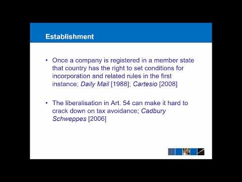 EU Law - Freedom of Establishment and Services