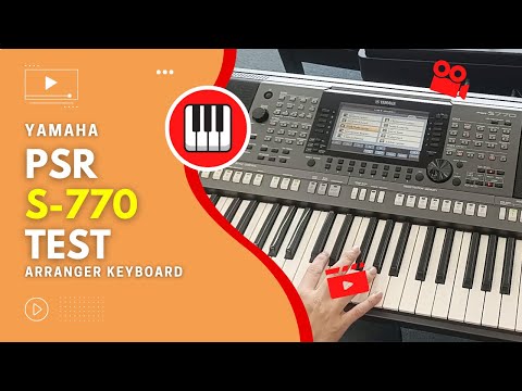 YAMAHA PSR-S770 Arranger Keyboard Sound Test | ABA Music Studio