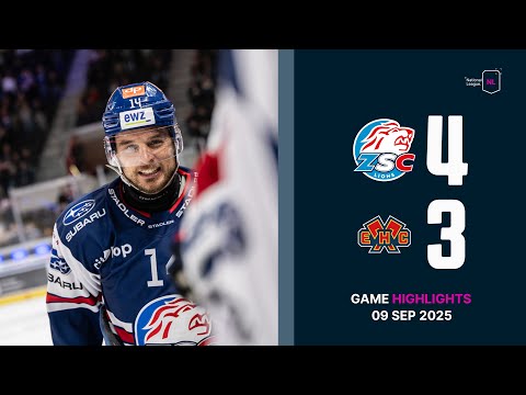 ZSC Lions - EHC Biel | Game Highlights | 09.09.2025