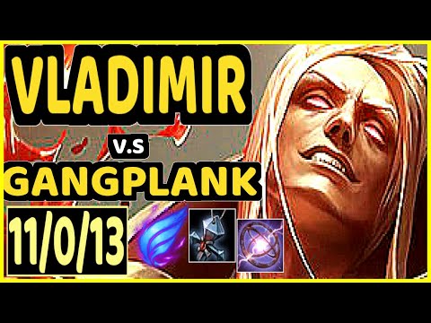 MAGIFELIX (VLADIMIR) vs GANGPLANK - 11/0/13 KDA MID GAMEPLAY - EUW Ranked GRANDMASTER