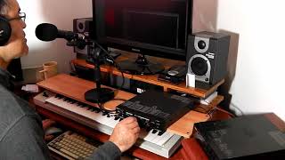 Video thumbnail for Roland UA-100 Yamaha FB-01 Alva Nanoface Audiotechnica M4000s Superteclados.com by Superteclados