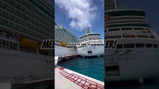 Mariner and Grandeur at Cozumel Mexico which do you prefer?.. #cruiseship #travel #yt #ytshorts