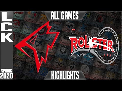 GRF vs KT Highlights ALL GAMES | LCK Spring 2020 W5D3 | Griffin vs KT Rolster