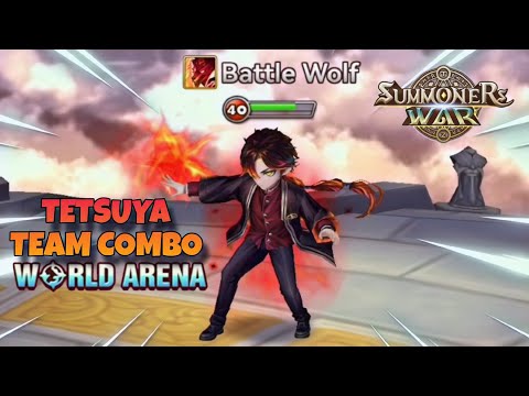Tetsuya Team Combo in World Arena - Summoners War