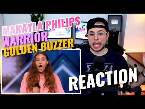 Makayla Phillips - Warrior | Golden Buzzer | America's Got Talent 2018 | REACTION