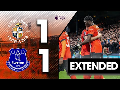 Luton 1-1 Everton | Extended Highlights