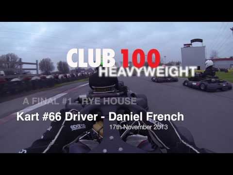 Club 100 Karting - Heavyweight A Final 1 - Rye House 17th November 2013