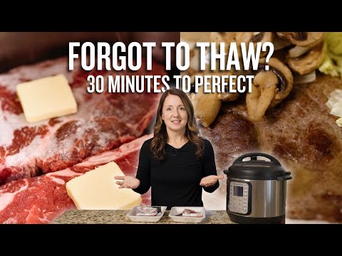 Forgot to Thaw Steak? Perfect Instant Pot Frozen Steak in 30 Minutes