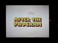 After The Program Feature Presentation Vhs Bumper