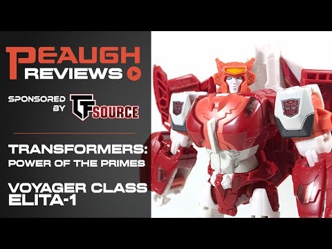 Video Review: Transformers: Power of the Primes - Voyager ELITA-1