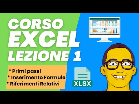 Corso Excel in italiano, semplice, veloce e pratico. Lezione n.1