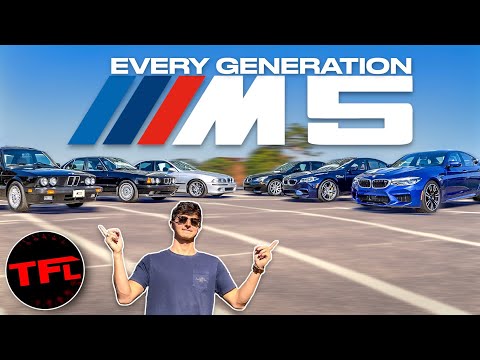 EVERY BMW M5 Generation Side-by-Side: Covering 40 Years of the Legendary Sports Sedan!