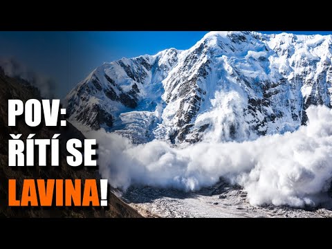 Jak vypadá lavina (z pohledu zasaženého člověka)? – Vědátorská minutka