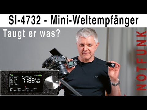 SI-4732 – Mini-Weltempfänger für Kurzwelle, UKW & Notfunk