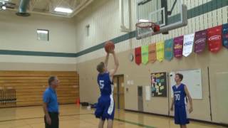 Use Your Wrist when Shooting the Ball! - Basketball 2016 #96