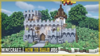Minecraft How to Build a Medieval Armory / Barracks (Tutorial)