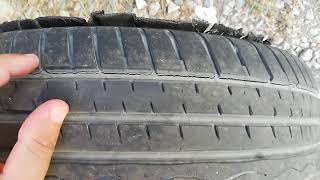 Vizeden geçen lastiğin haline bakın!! İZMİR OTO EKSPERTİZ 0555 699 96 