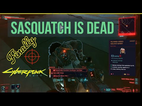 deal with sasquatch cyberpunk 2077 mission | how to kill sasquatch | i killed sasquatch | stealth