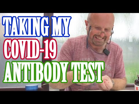 Taking my COVID-19 antibody test - blood will be spilled!