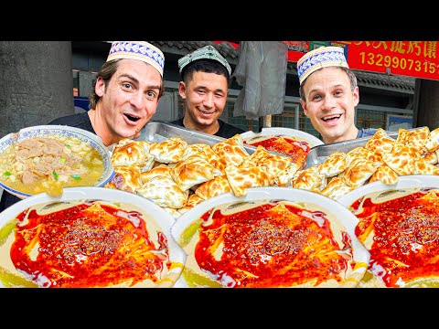 MUSLIM Chinese Street Food Tour of Xi'an, China!  (INSANE!) The BEST Food in China!