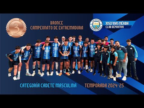 🥉 Bronce Campeonato de Extremadura 🏐 Fase Final Cadete Masculina 📆 Temporada 2024-25