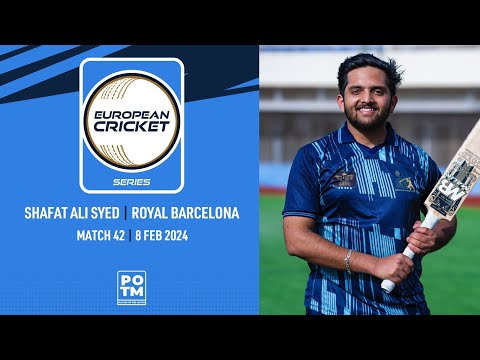 POTM: S.Ali Syed - MGC vs RB | Highlights | ECS Spain, 2024 | 8 Feb 2024 | ECS24.089