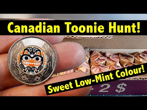 $1K in Canadian $2 Coins - Coin Roll Hunting!