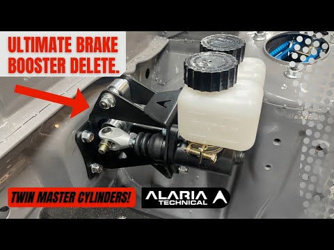How To:  ALARIA Tech Dual Master Cylinder Booster Delete Install