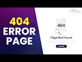 404 ERROR What Is 404 Error Page How To Fix It SEO Tutorial