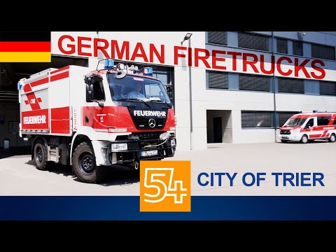 European Fire Trucks: City Of Trier, Germany