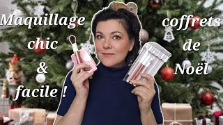 Maquillage facile et rapide avec des coffrets de Noël (Sephora collection, Benefit, Tarte) #makeup