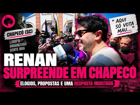 CHAPECÓ (SC) FOI MAIS UMA PARADA DA CARAVANA DE RENAN SANTOS PELO SUL
