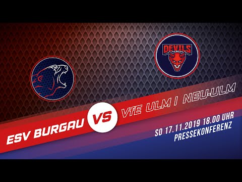 Pressekonferenz: ESV Burgau vs. VfE Ulm/Neu-Ulm