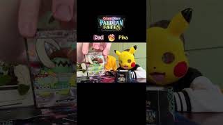 Goin’ broke, rippin’ packs! Paldean Fates!! #dadandson #pokemon #pokemoncards #pikachu #tcg