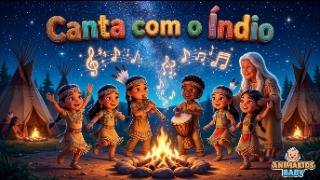 Canta com o Índio  Música Infantil Educativa  Respeito à Natureza  ANIMAKIDS BABY