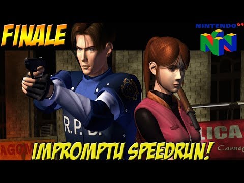 N64: Resident Evil 2! Impromptu Speedrun Finale! - YoVideogames