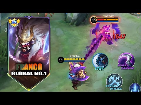 THIS FRANCO  FIGHTER BUILD IS ILLEGAL ( 1 hit delete ) ~ MLBB 