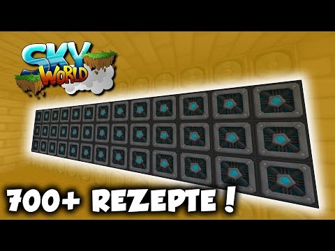 MEGA Autocrafting! 702 Rezepte + 80 Crafter!  - #21 - Minecraft Sky World