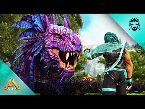 Taming a Shadowmane in the Creepiest Cave in ARK... - ARK Caballus [E77]