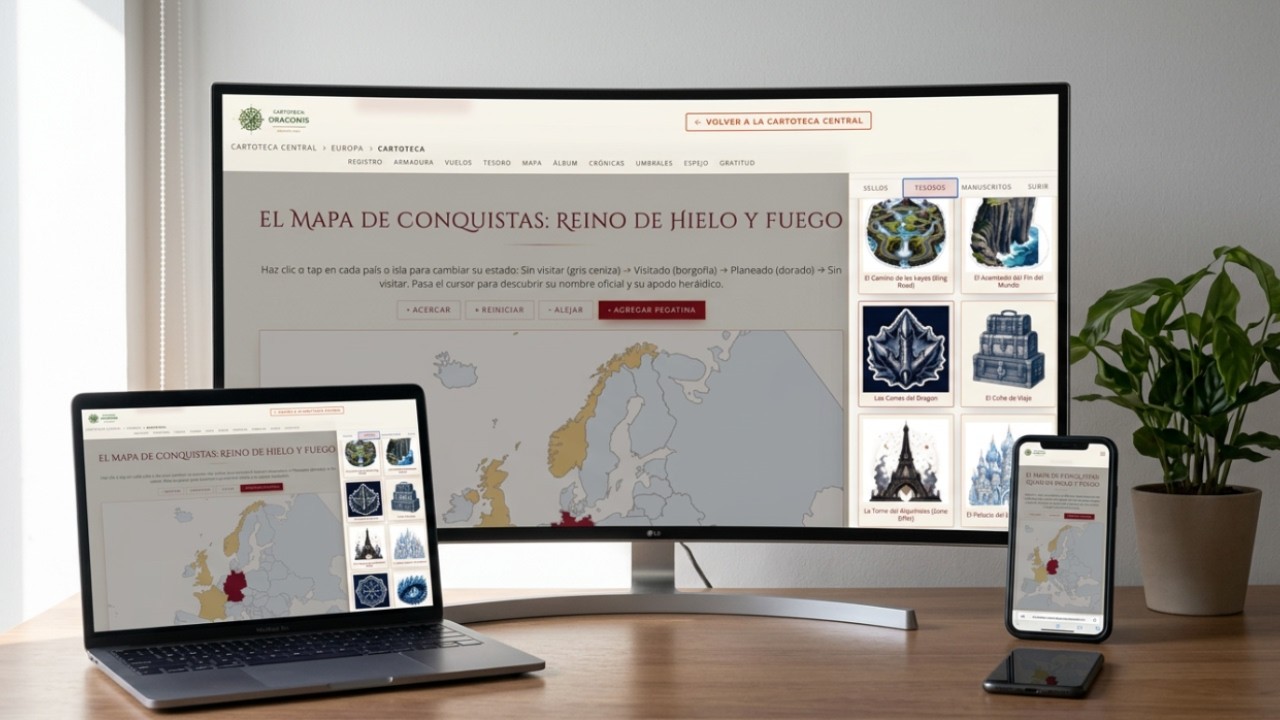 Portada del video-demostración de la Cartoteca de Europa